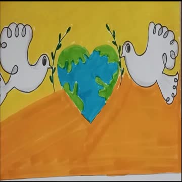 World Peace Day | International Peace Day | Drawing on Peace | International Peace day poster