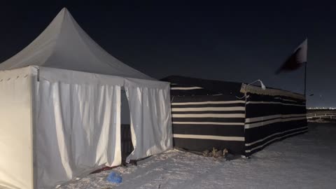 Tent in the desert