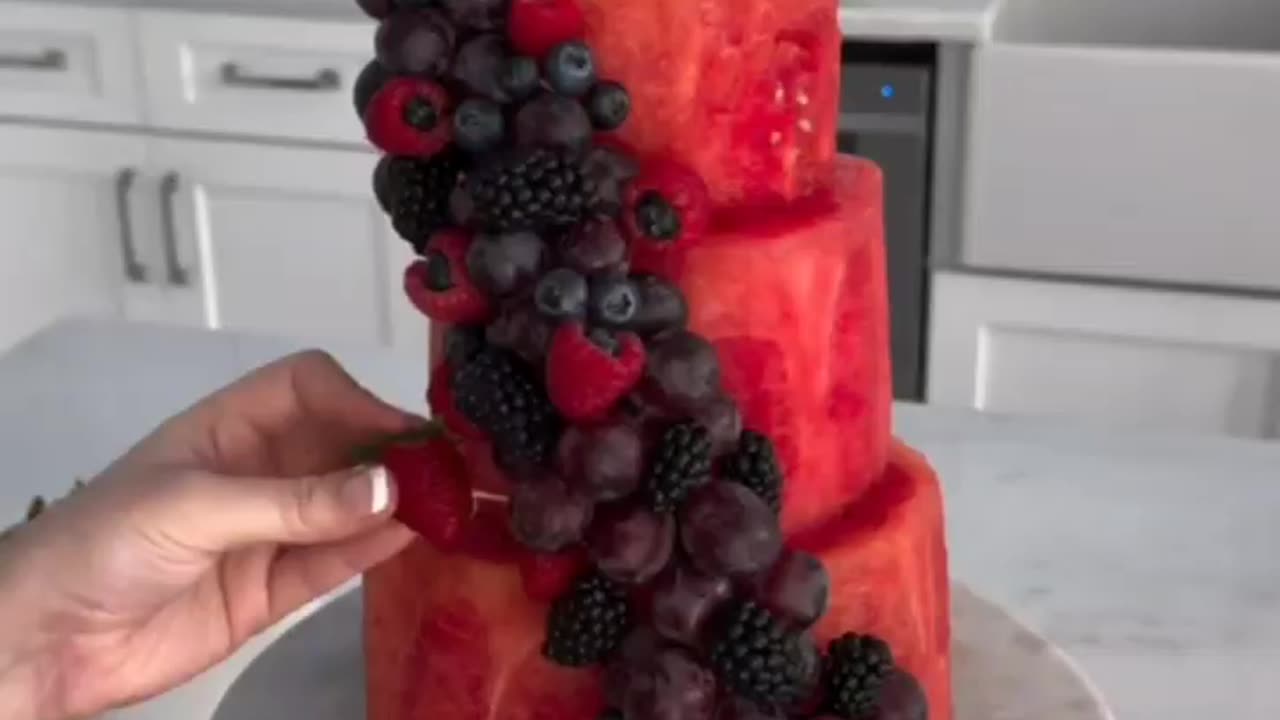 Watermelon Fruit Cake