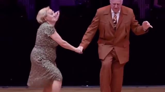 Old Couple Dancing