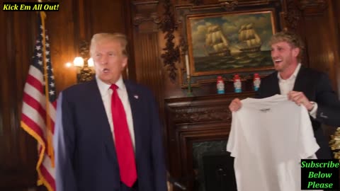 Trump Is So Funny Giving Logan Paul Gifts