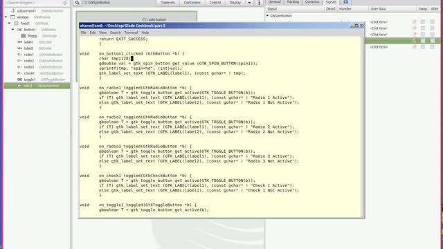 5. GtkToggleButton and GtkSpinButton