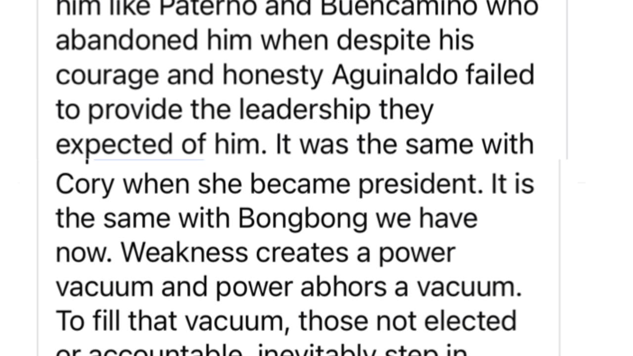 THE STATE OF OUR NATION Jose Alejandrino