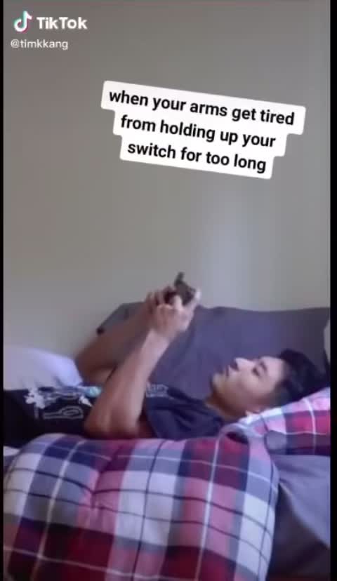 When your hands get tired of holding you switch