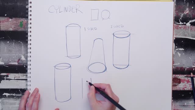 Learn How to Draw a Basic Cylinder Shape and Form Like A Pro