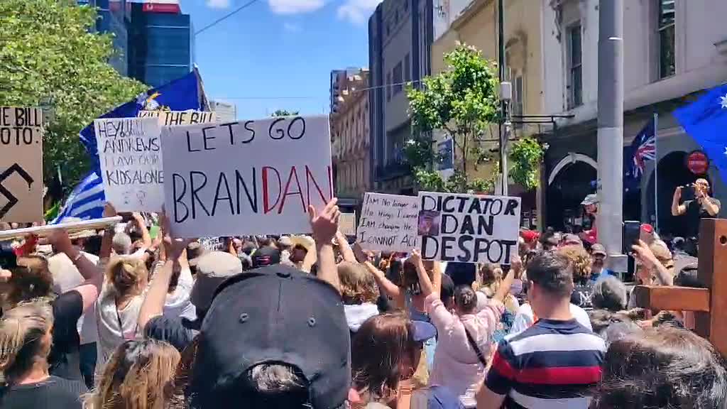 Protest in Melbourne 27-11-2021_Part 1