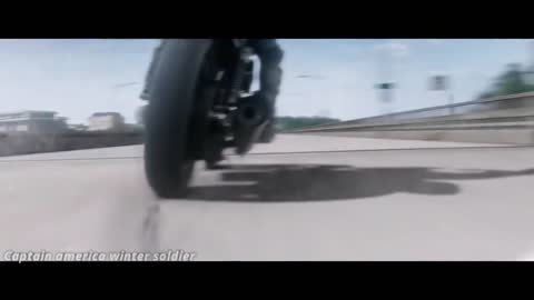 marvel movies and actor best bike scene with stunt