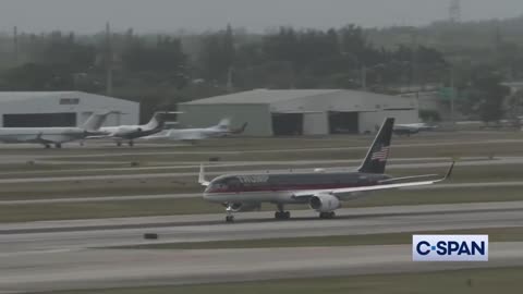 President Donald J. Trump is wheels up for the Army Navy Game in Washington, D.C.