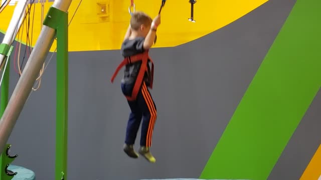 Beckett's 7th Birthday at Rockin Jump Dublin Bungee Jump