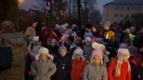 Evacuation of children from Donetsk.