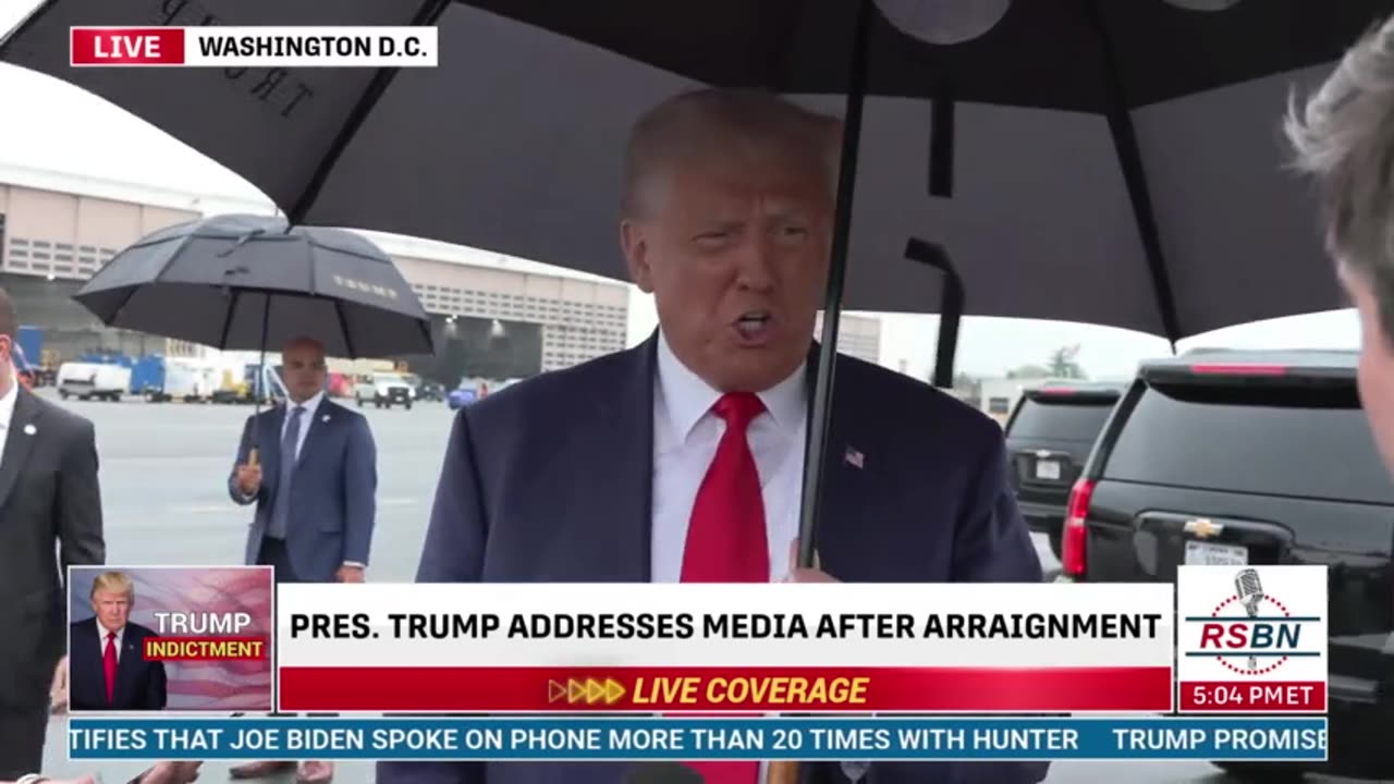 Trump Speaks Out Following Arraignment in DC