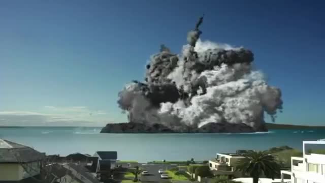 Another view of the Tonga eruption