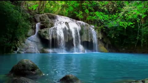 Nature, Waterfall, Nature sound, Meditation