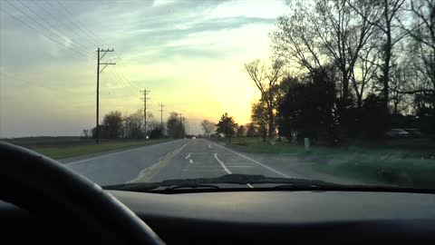Traveling at Sunset