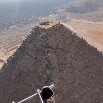 Flying Over The Pyramid