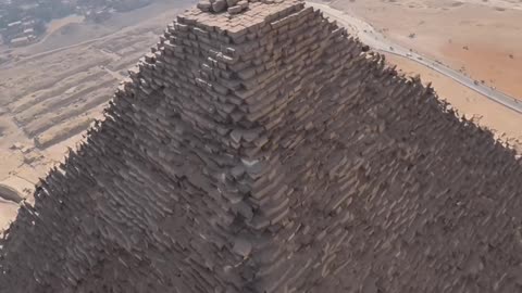 Flying Over The Pyramid