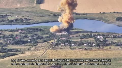 Les forces armées ont détruit le dépôt de munitions, le quartier général et la caserne de l'ennemi