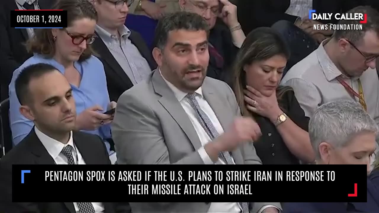 Pentagon SPOX Is Asked If The U.S. Plans To Strike Iran In Response To Israel Missile Attack