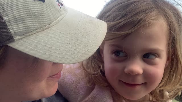 Daughter Toots on Teacher