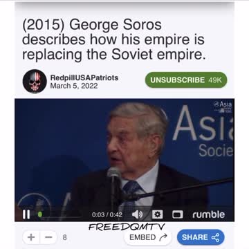 George Soros speaking about Russia