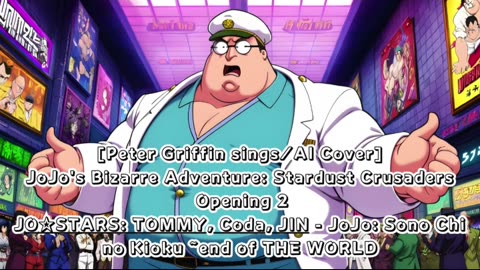 [Peter Griffin sings/AI Cover] JJBA SC Opening 2 JO☆STARS:TOMMY, Coda, JIN - JoJo: Sono Chi no Kioku