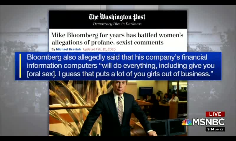 Michael Bloomberg's senior adviser faces tough grilling part 3