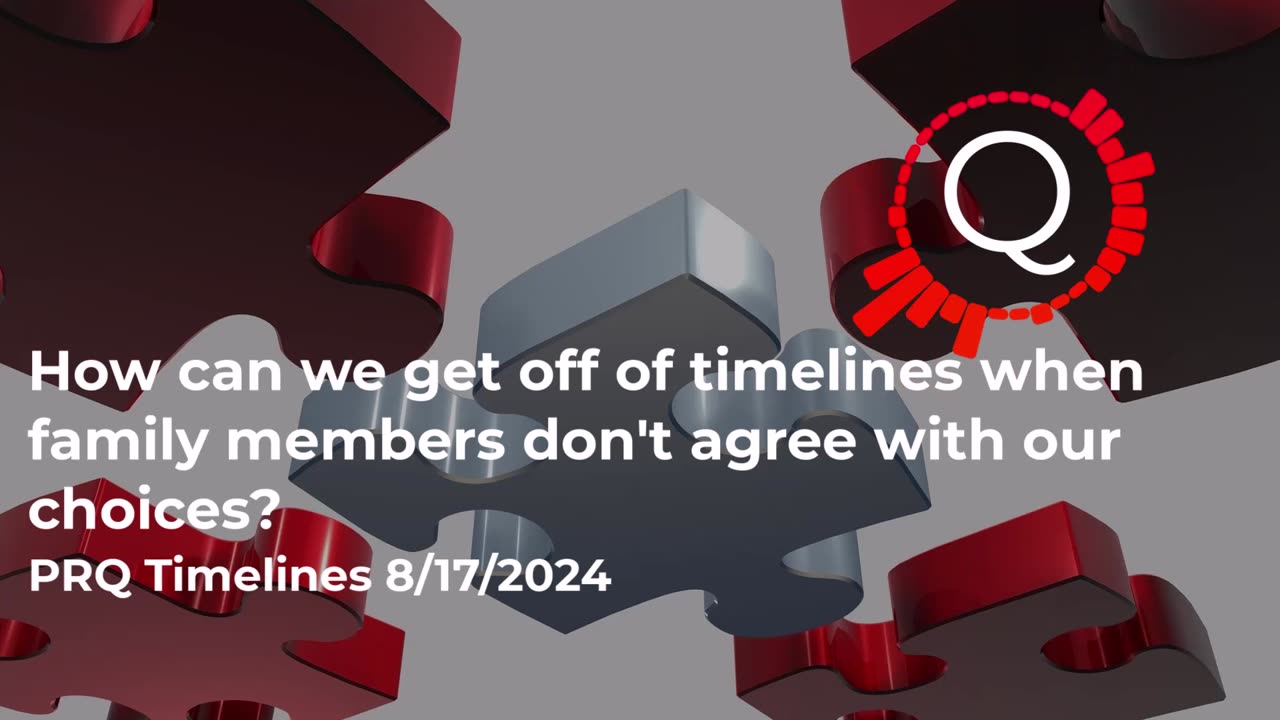 How can we get off timelines when family members don't agree with our choices? 8/17/2024