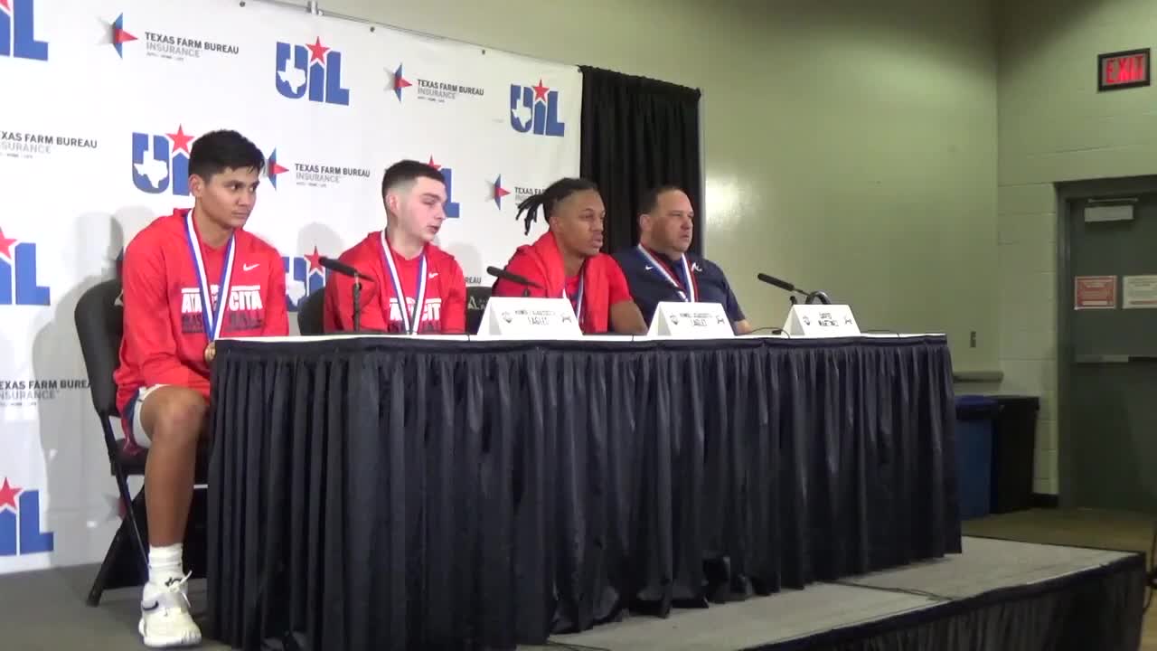 2022 Atascotia Texas UIL 6a Semi-Final Press Conference