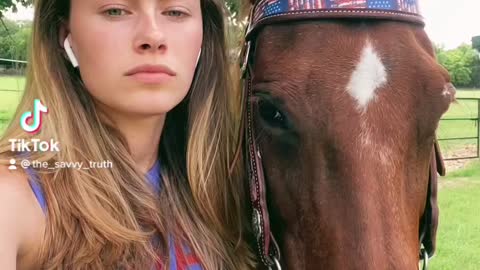 Viral Video with horse and politics