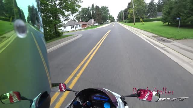 Riding your motorcycle in the rain