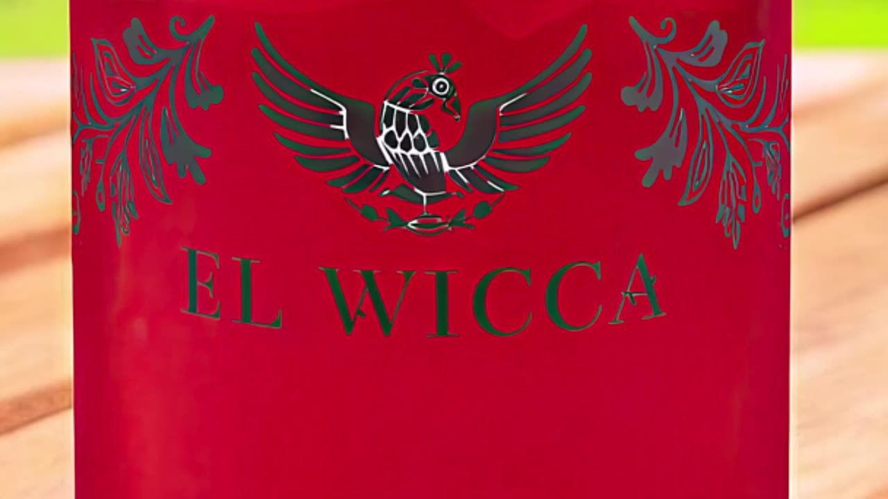 Raise your vibe with this bold glass – perfect for any drink! #ElWicca #UniqueGlass