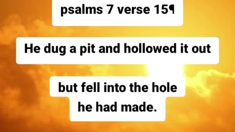 Psalms 7 verse 15