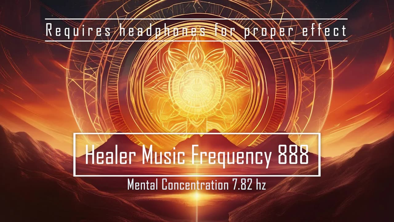 Mental Concentration 7.82 hz Binaural Beat Schumann Resonance Focus Music