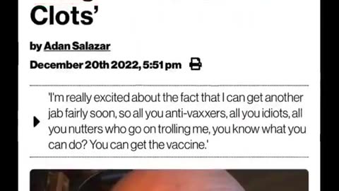 Said that it took this to wake up the people to not accept any more poisonous jabs