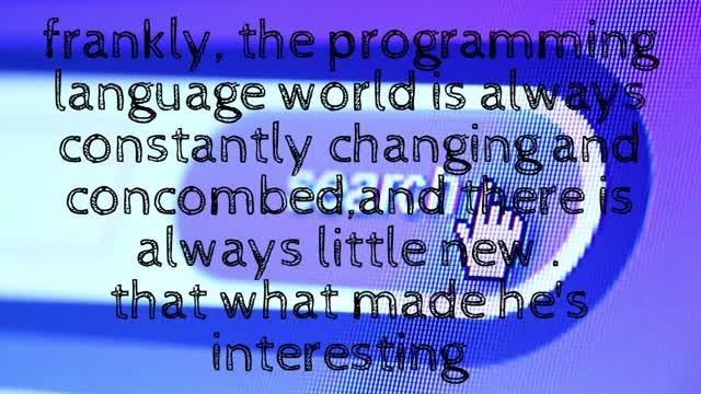 the programmin trends