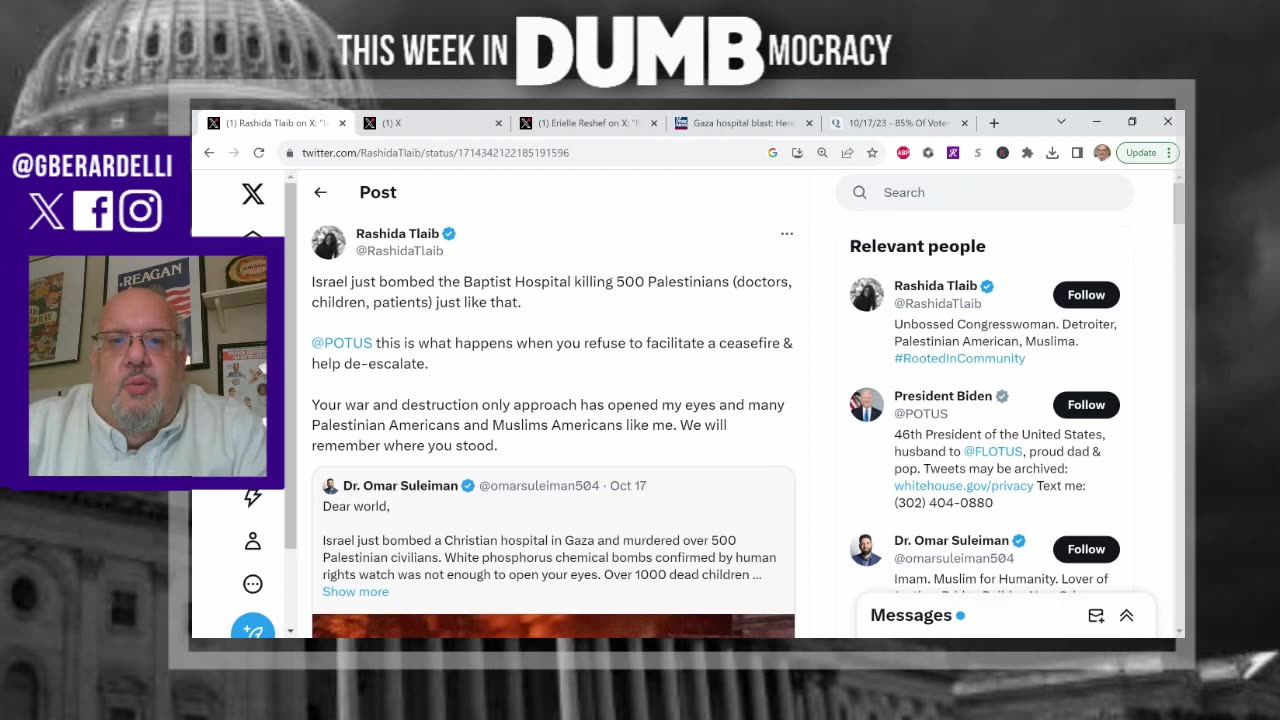 This Week in DUMBmocracy: Rashida Tlaib DOUBLES DOWN On Spreading DEBUNKED Propaganda!