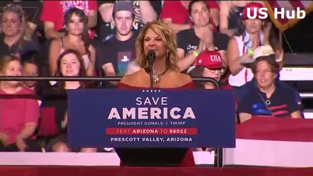 AZGOP Chairwoman Kelli Ward Full Speech From Trump Rally in Prescott Valley, Arizona