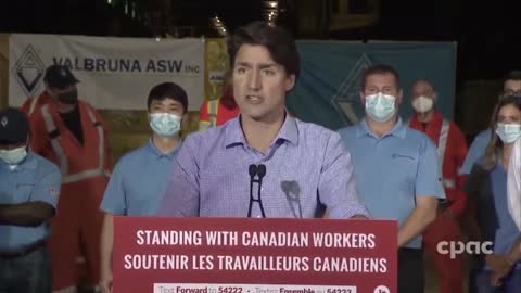 Trudeau asked what his message is to people who can't get vaccinated - 'Get Vaccinated'