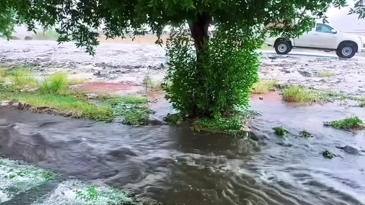 Macca after heavy rainfall #makkah #السعودية #saudiarabia