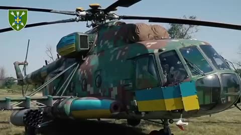 Incredible Footage from Ukrainian Helicopter Pilots