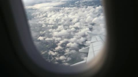 airplane window view images