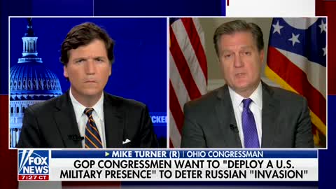 Tucker Goes Head To Head With GOP Congressman Who Wants Troops In Ukraine