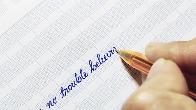 Teach you how to quickly write handwriting that will make the teacher's eyes shine! 08