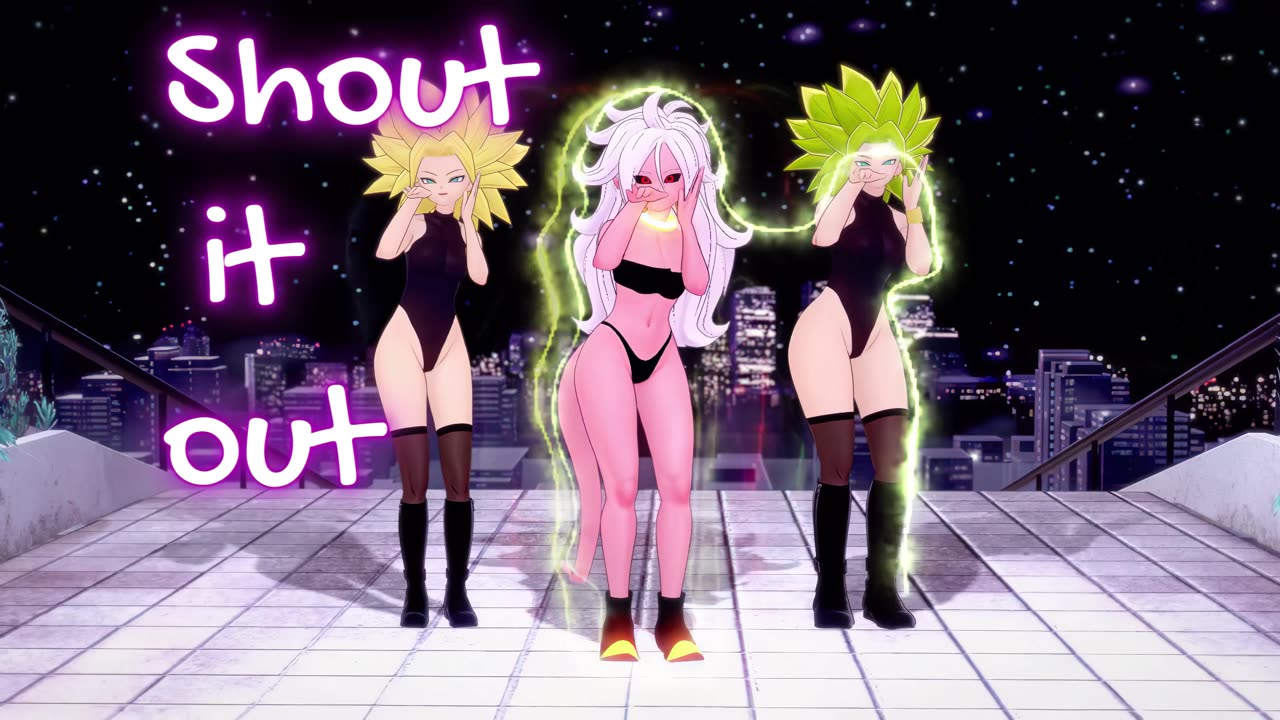 【Ado】 Show（唱）Dragon girl Bikini【MMD】ElTioAle #dragonball #dragonballsuper #android21 #caulifla #kale