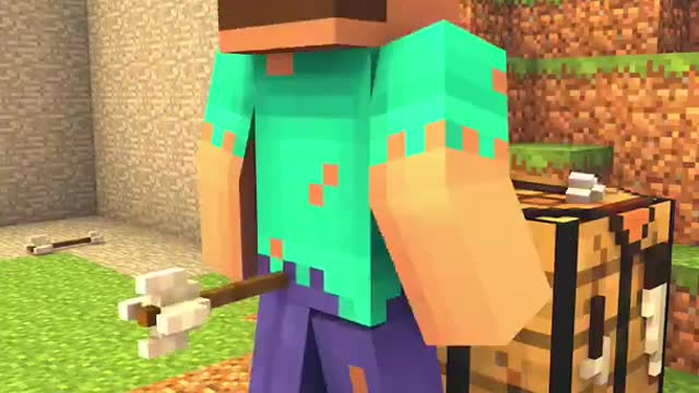 minecraft animation Creeper Giant Shorts @Minecraft Family