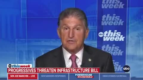 Sen. Joe Manchin steadfast on blocking $3.5T spending.