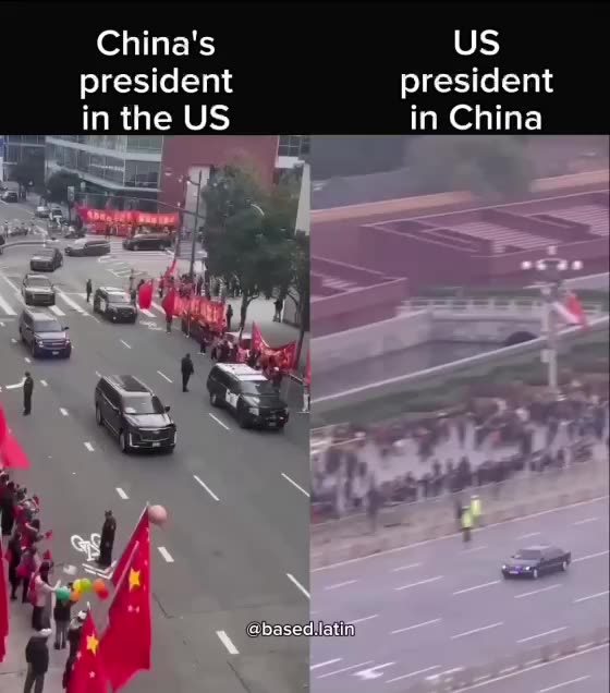 China visit vs US President visit