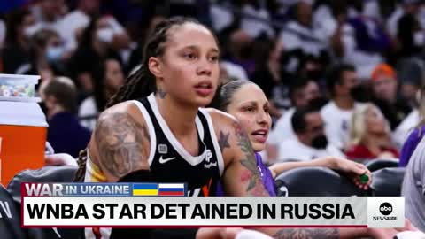 WNBA star Brittney Griner detained in Russia