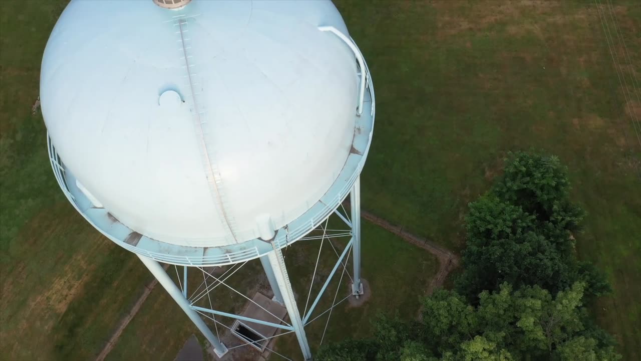 Aerial Investigation: Water Tower Drone Footage of Trump Assassination Attempt Site in Butler