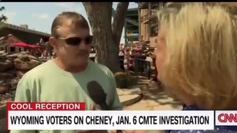 CNN goes to Wyoming to ask voters if they're gonna vote for Liz Cheney.